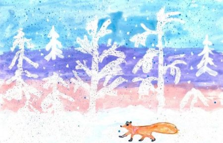 Рисование первый снег старшая группа