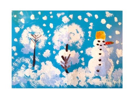 Рисование «зимний пейзаж» (Комарова т.с.)