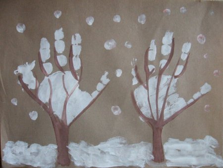 Рисование зимнее окно