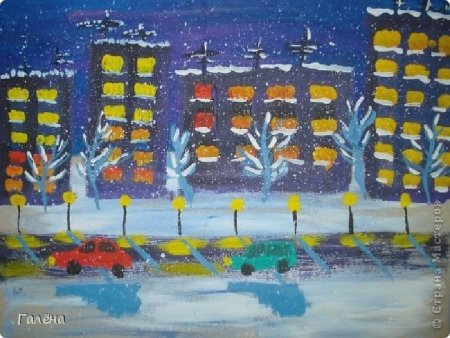 Идеи для рисования с детьми зима