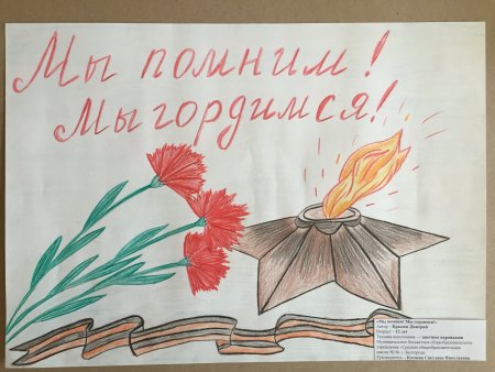Рисунок на тему никто не забыт