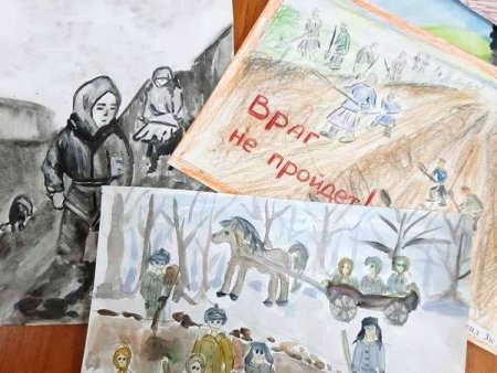 Сурский рубеж в Чувашии рисунки детские