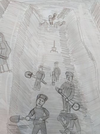 Сурский рубеж рисунки детей