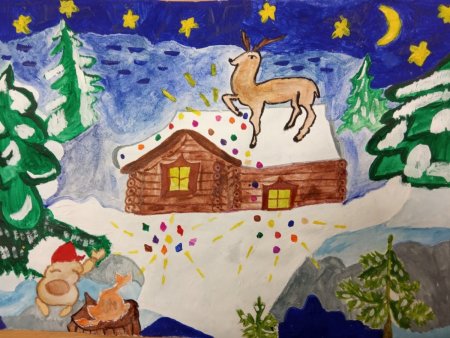 Серебряное копытце рисунок