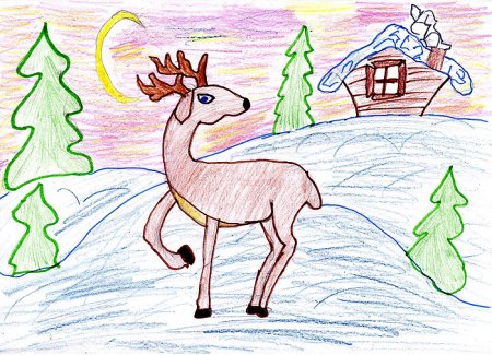 Нарисуй иллюстрацию к сказке серебряное копытце 4 класс