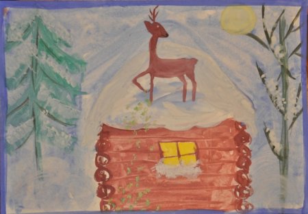 Рисование по сказке серебряное копытце в подготовительной группе