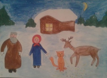 Серебряное копытце рисунок