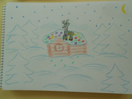 Новогодние сказки для рисования лёгкое