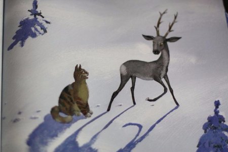 Олень серебряное копытце