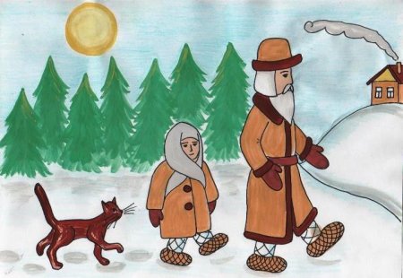 Рисунок к произведению серебряное копытце 4 класс