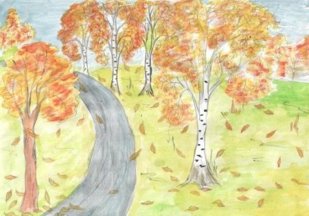 Иван Алексеевич Бунин листопад рисунок