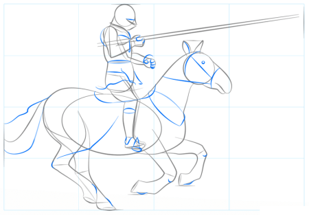 Куликовская битва раскраска