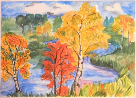 Рисунок на тему славная осень