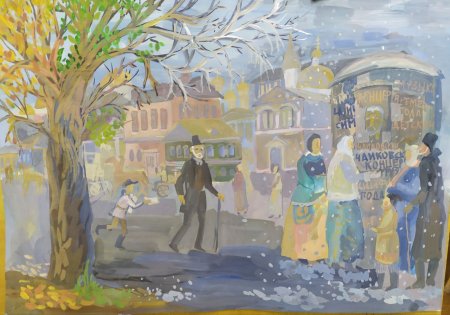 Картины великих художников гуашью прошлых лет