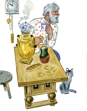 Иллюстрация к сказке Сова Бианки