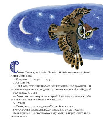 Сова сказки Сова Бианки