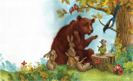 Колобок заяц волк медведь лиса