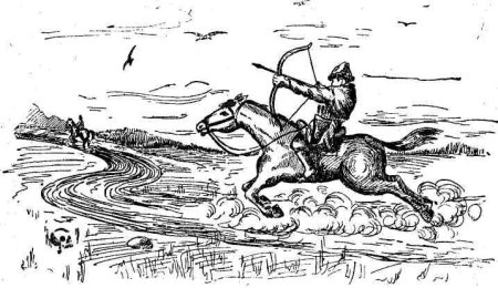 Раскраска Салават Юлаев на коне