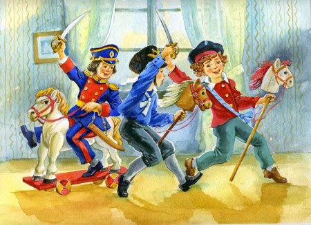 Игра в лошадки Чайковский