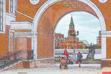 Кремль Йошкар-Ола рисунок