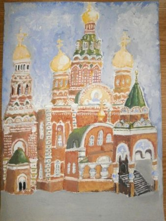 Кремль Йошкар-Ола рисунок