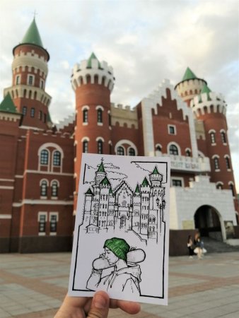 Нарисовать достопримечательности Йошкар-Олы