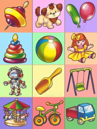 Карточки игрушки для детей для занятий
