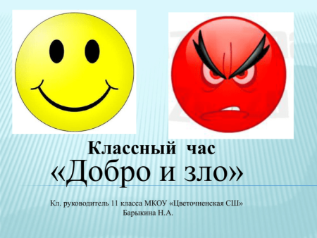 Добро и зло рисунок