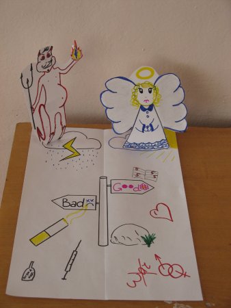Добро и зло рисунок