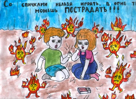 Рисунок по пожарной безопасности