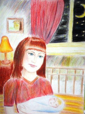 Мамины глаза рисунок конкурс