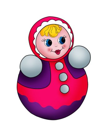 Игрушки рисование неваляшки для детей