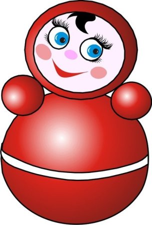 Неваляшка рисунок для детей