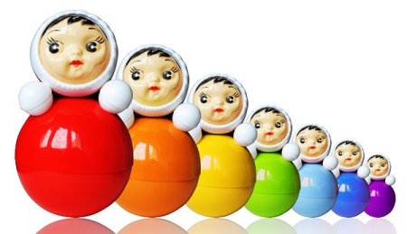 Много неваляшек