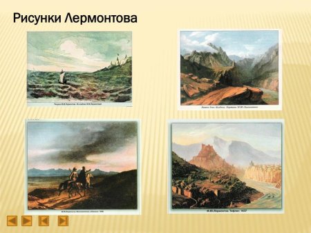 Рисунки Лермонтова о Кавказе