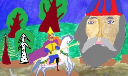 Рисунок к опере Руслан и Людмила