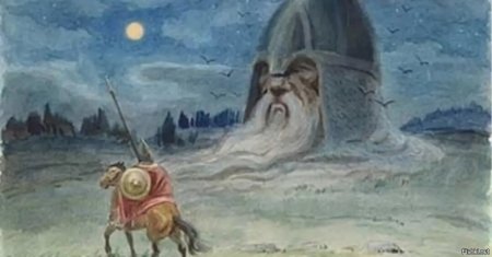 Рисунок Руслана с головой