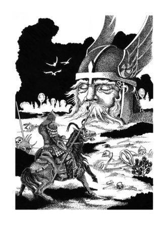 Пушкин Руслан и Людмила голова богатыря