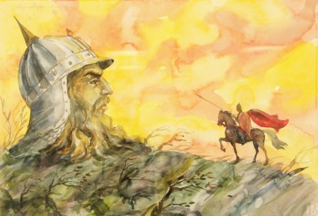 Руслан и Людмила раскраска