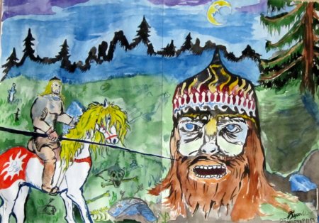 Руслан и Людмила голова Черномора