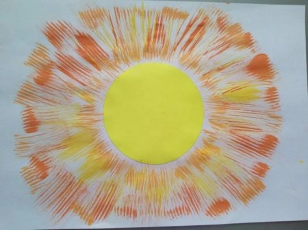 Рисование зубной щеткой