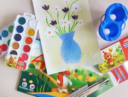 Нетрадиционные техники рисования набрызг