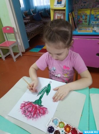 Рисование зубной щеткой