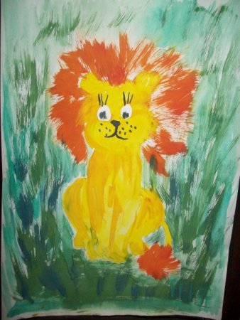 Рисование набрызгом зубной щеткой