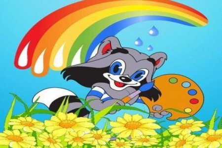 Крошка енот Радуга