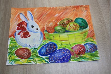 Рисование Пасха старшая группа
