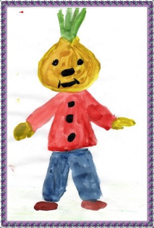 Маска Чиполлино лук