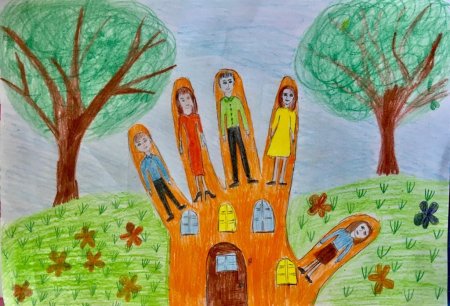 Конкурс рисунков моя семья