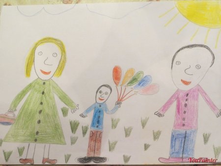 Выставка моя семья в детском саду