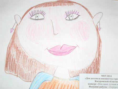 Рисунок лучшая мама на свете